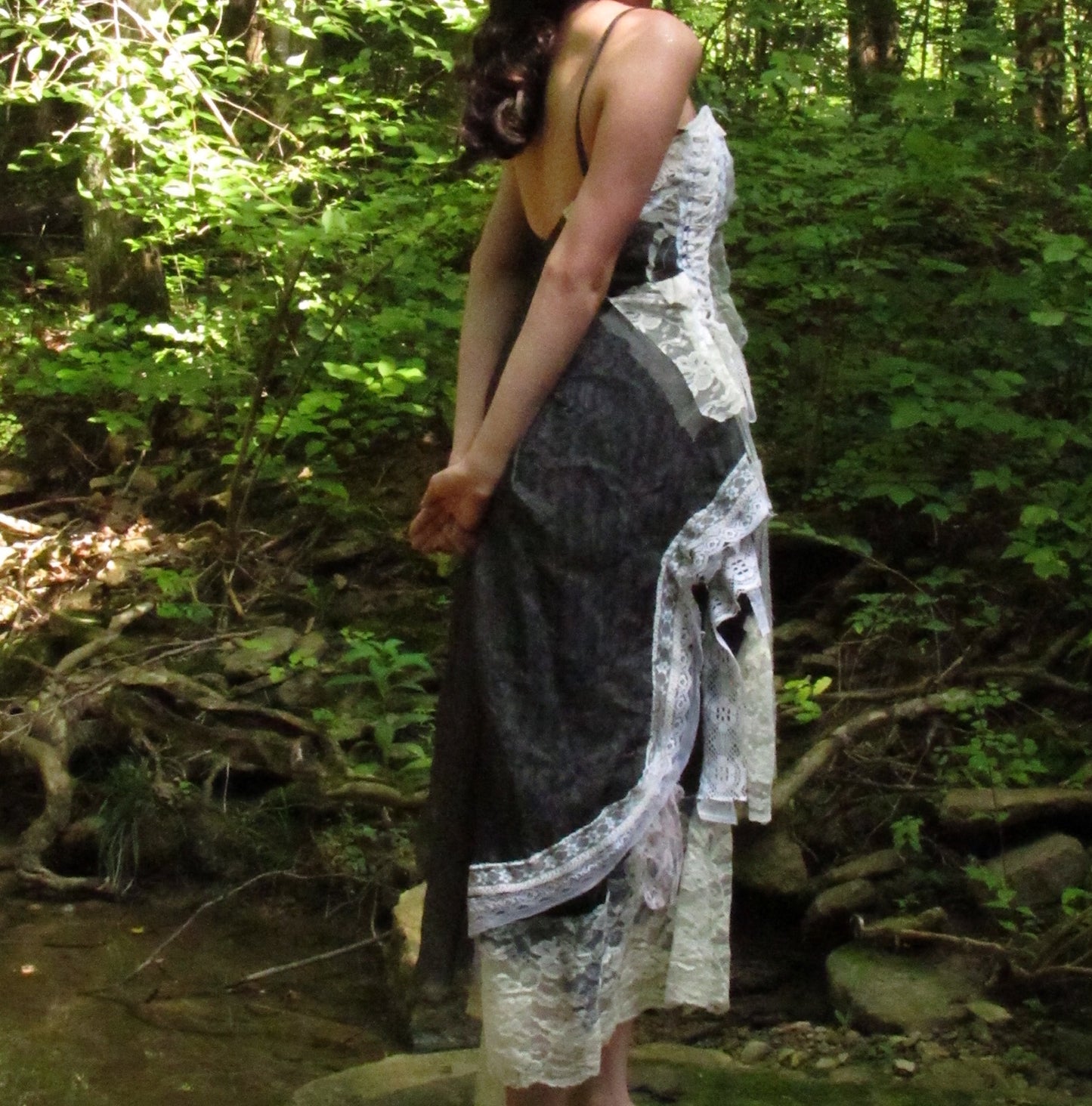 small layered grove gown