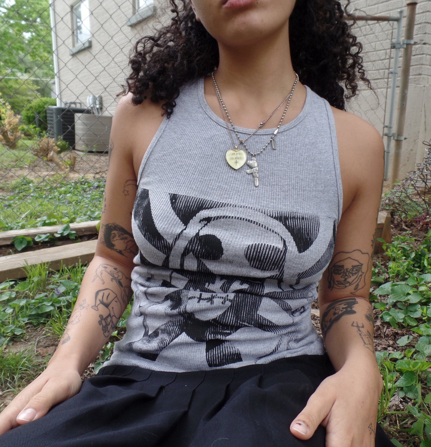 medium grey mary tank