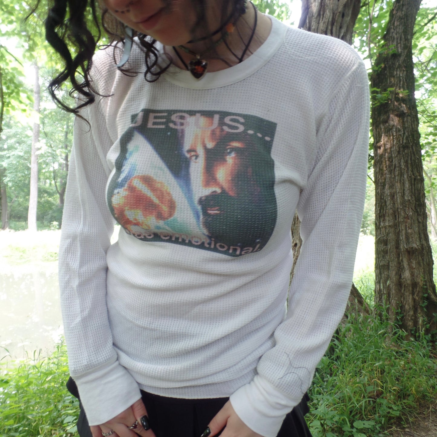 large jesus was emotional long sleeve