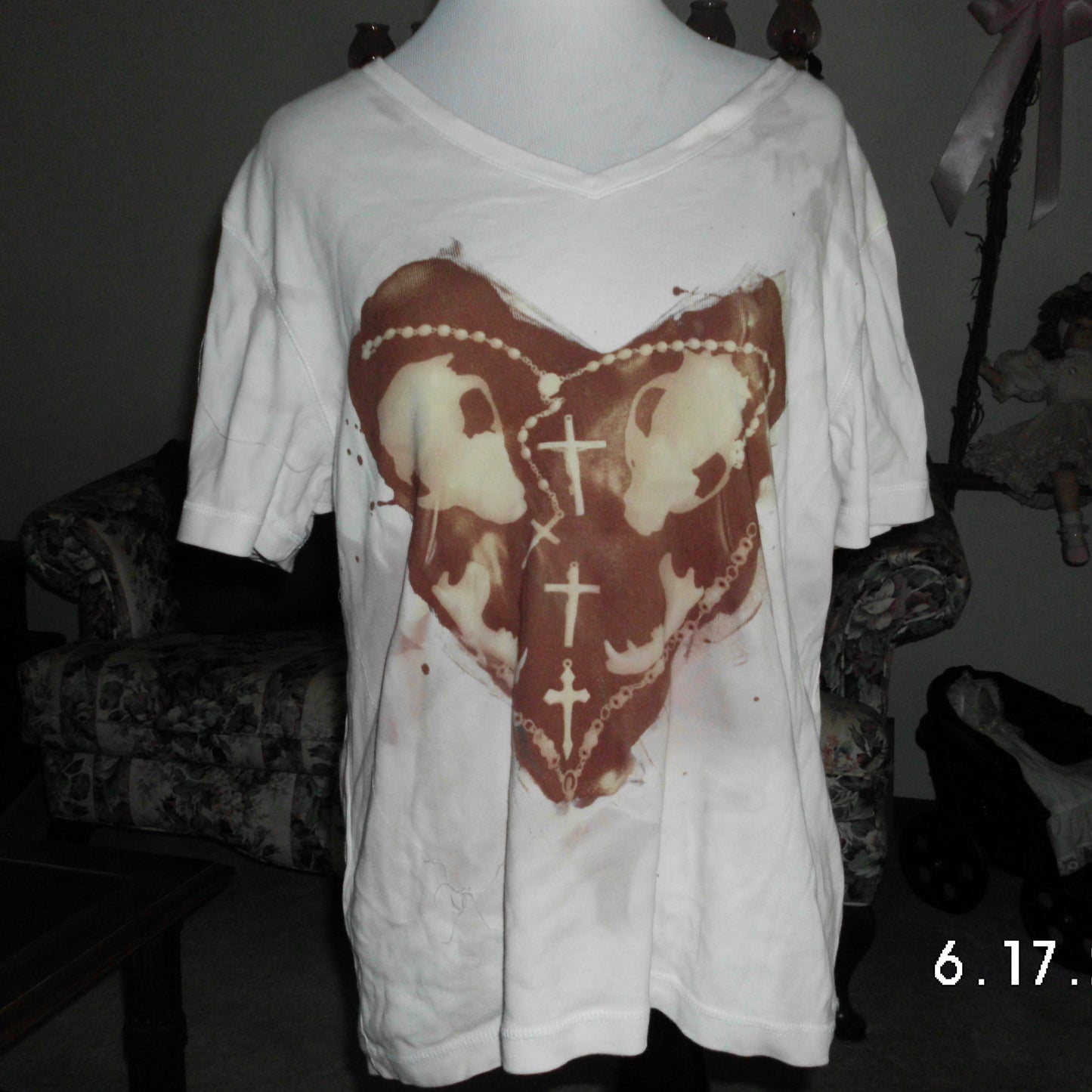 Xl brown heart solar dye