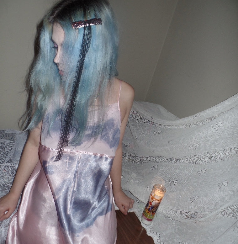 Medium solar dyed slip dress