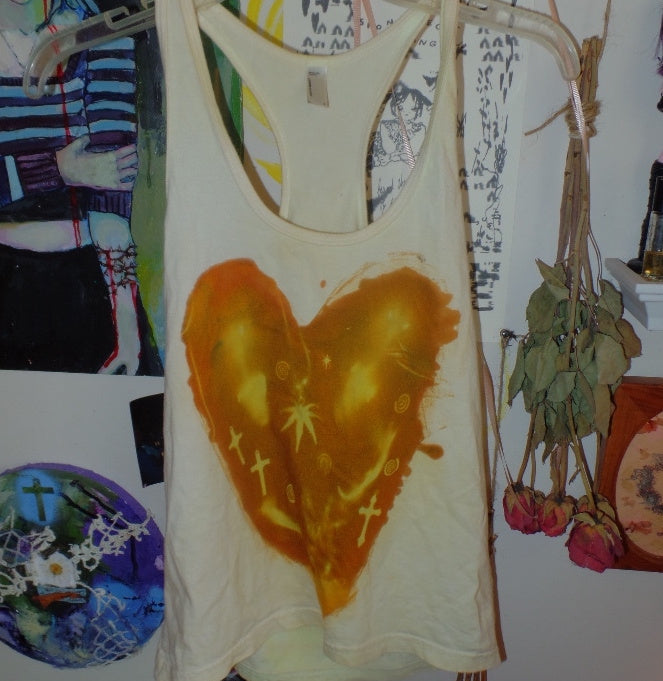 SMALL skull heart tank