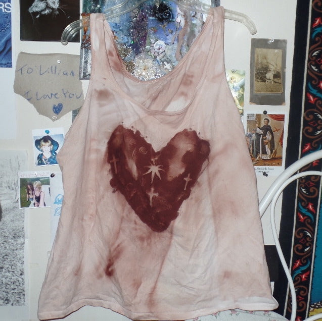 2XL skull heart solar dye tank