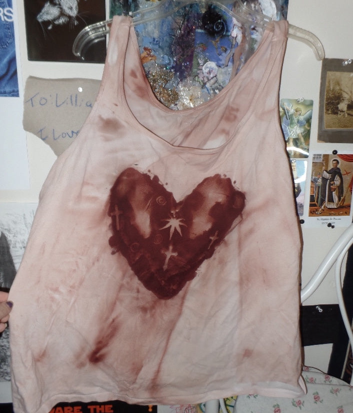 2XL skull heart solar dye tank