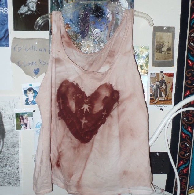 2XL skull heart solar dye tank