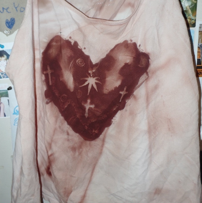 2XL skull heart solar dye tank