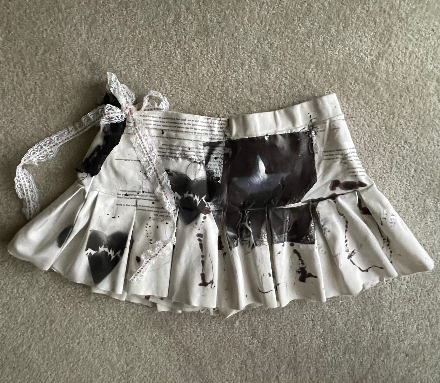 2xl Sanctity ☆ dystopia tennis skirt rework