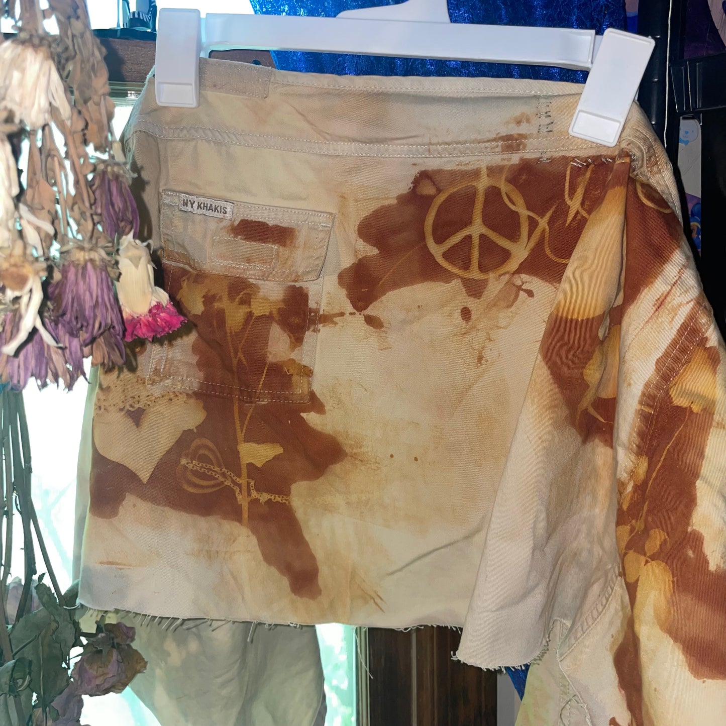 　 -ˏˋ♥̩͙♥̩̩̥͙♥̩̥̩ solar dye wrap skirt size medium